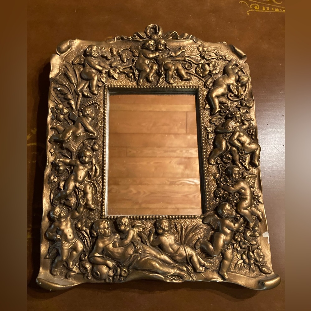 Gargoyle Studio NY Vintage Cherub Mirror
